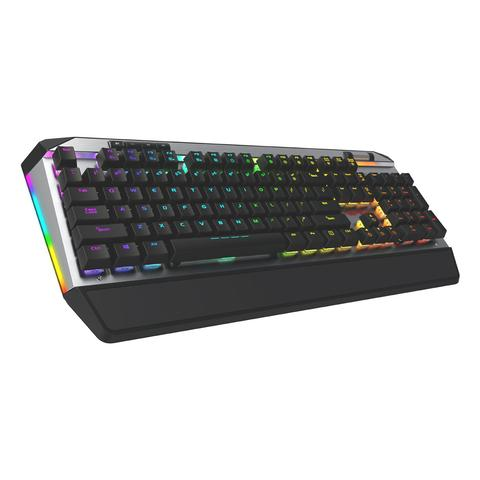 Клавиатура Patriot Memory V765, USB, QWERTY, UK, English, черен, сребрист