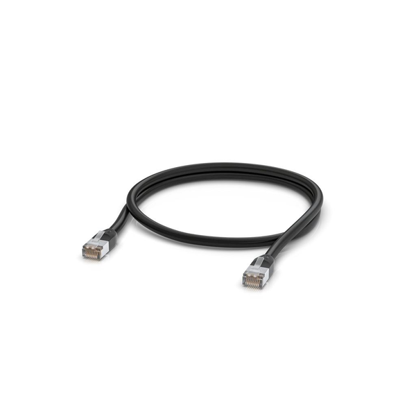 Ubiquiti UniFi Cat.5e kültéri patch kábel 1m fekete (UACC-CABLE-PATCH-OUTDOOR-1M-BK)