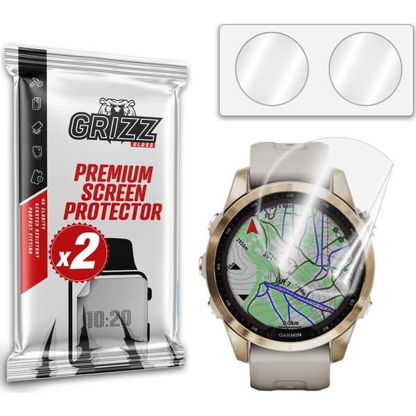  GrizzGlass Folia ceramiczna GrizzGlass CeramicFilm do Garmin Fenix 7s