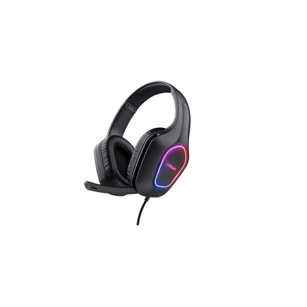 Trust GXT 416 ZIROX Headset Ledningsført Spil USB Type-A Sort