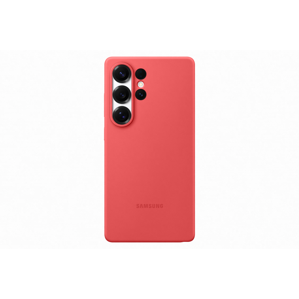 Samsung Galaxy S25 Ultra szilikon tok, Piros (OSAM-EF-PS938CREG)