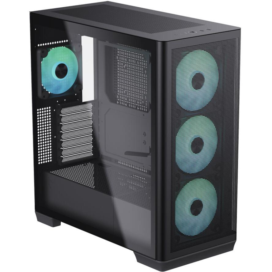 Aerocool APNX C1 Számítógépház - Fekete (APCM-CR01043.11)