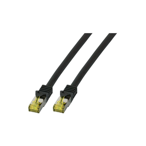 EFB RJ45 Patchkabel S/FTP,Cat.6A,LSZH,Cat.7 Rohk.,15m,sw (MK7001.15B)
