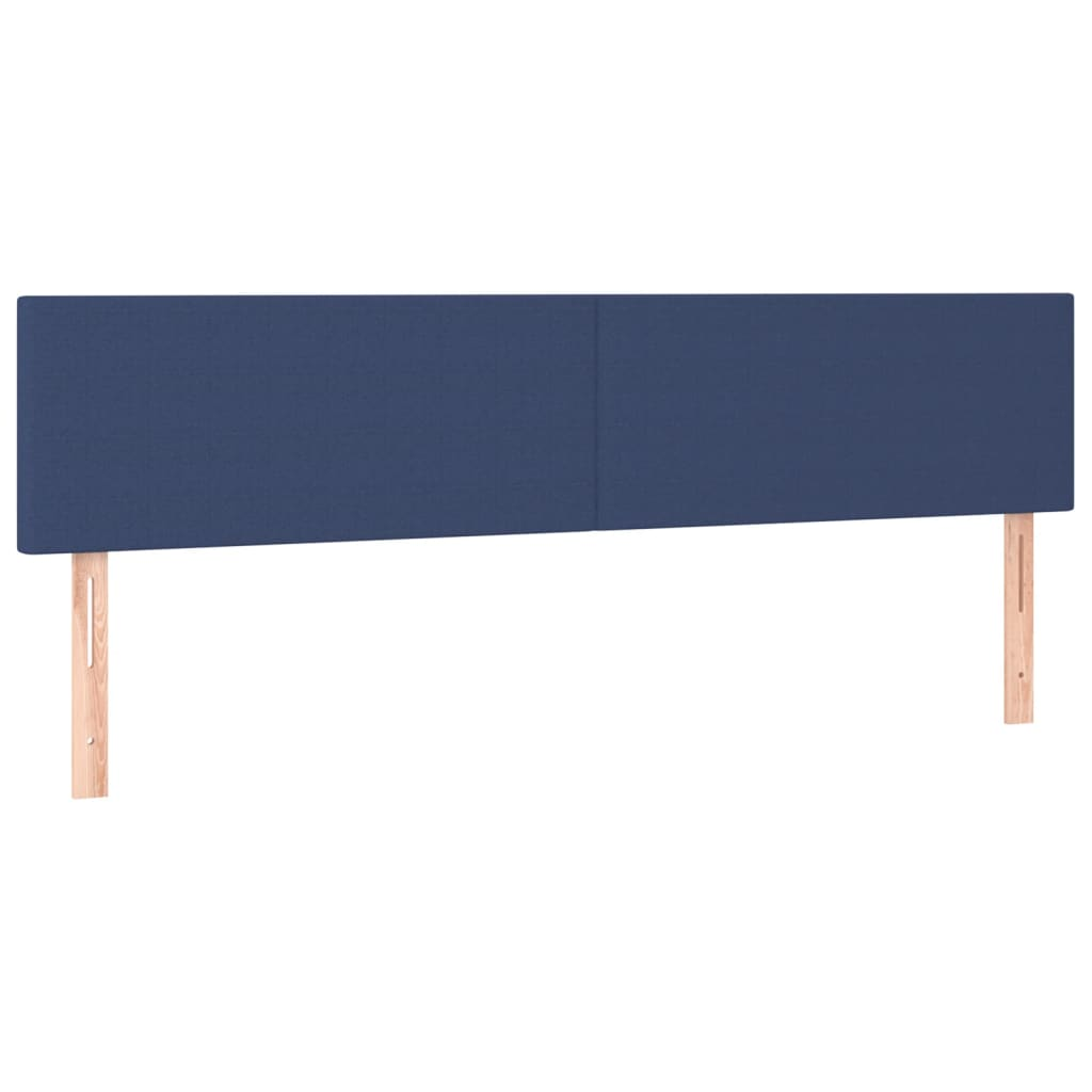 2 db kék szövet fejtámla 90x5x78/88 cm (345830)