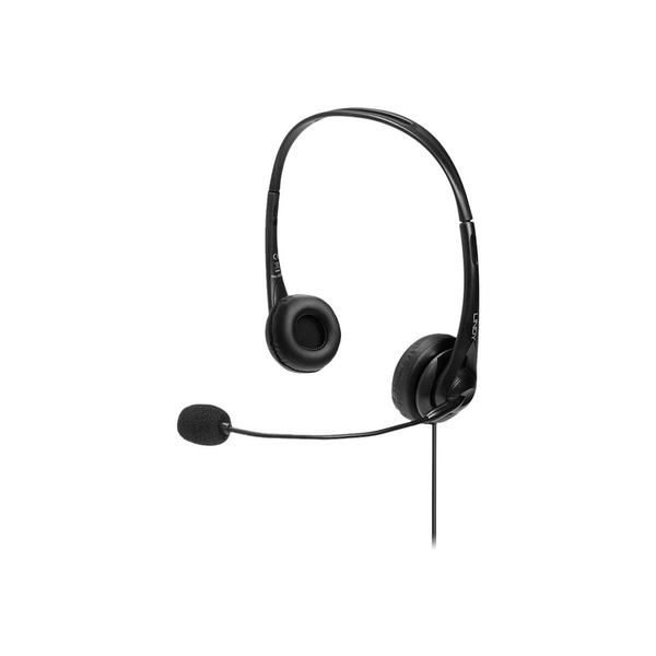 Lindy 42870 hovedtelefoner/headset Ledningsført Opkald/musik USB Type-A Sort