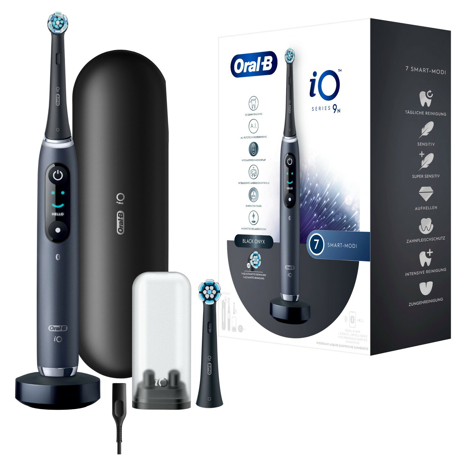 Oral-B iO Series 9N Elektromos Fogkefe Black Onyx (408666)
