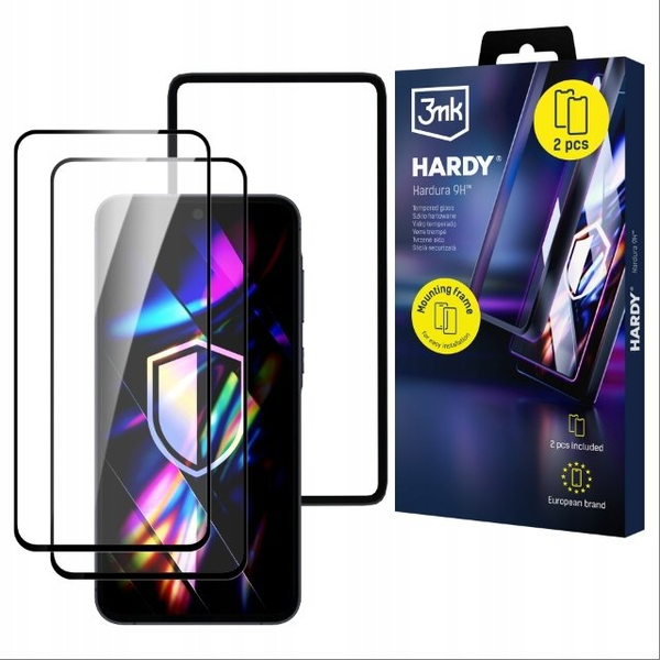 2x Tvrzené sklo s aplikátorem 3mk Hardura 9H Samsung Galaxy A35/A55 5G