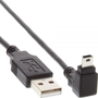 InLine 34210 USB кабел USB 2.0 1 м USB A Mini-USB B Черен