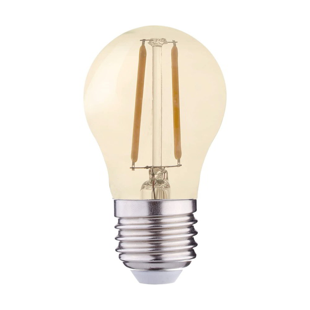 GP 080596 LED Filament Mini Globus izzó 1,2W 100lm 2200K E27 - Meleg fehér (745GPMGL080596CE)