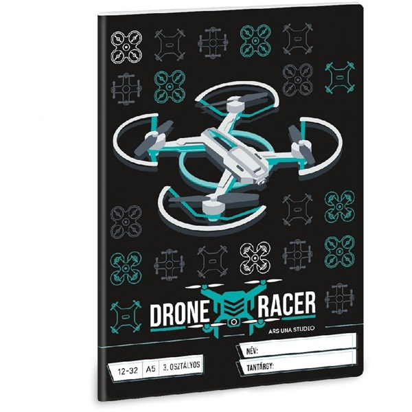 Ars Una Drone Racer 5131 A5 12-32 3. osztályos vonalas füzet (53601315)