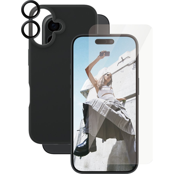 PanzerGlass CARE by PG 3-in-1 Bundle iPhone16 6.1 Klar skærmbeskytter Apple 1 stk