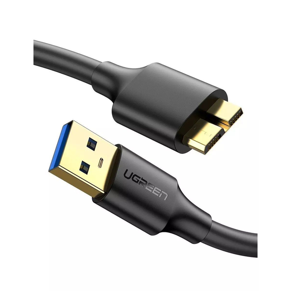 Ugreen 10843 USB kábel 2 M USB 3.2 Gen 1 (3.1 Gen 1) Micro-USB A Micro B Fekete