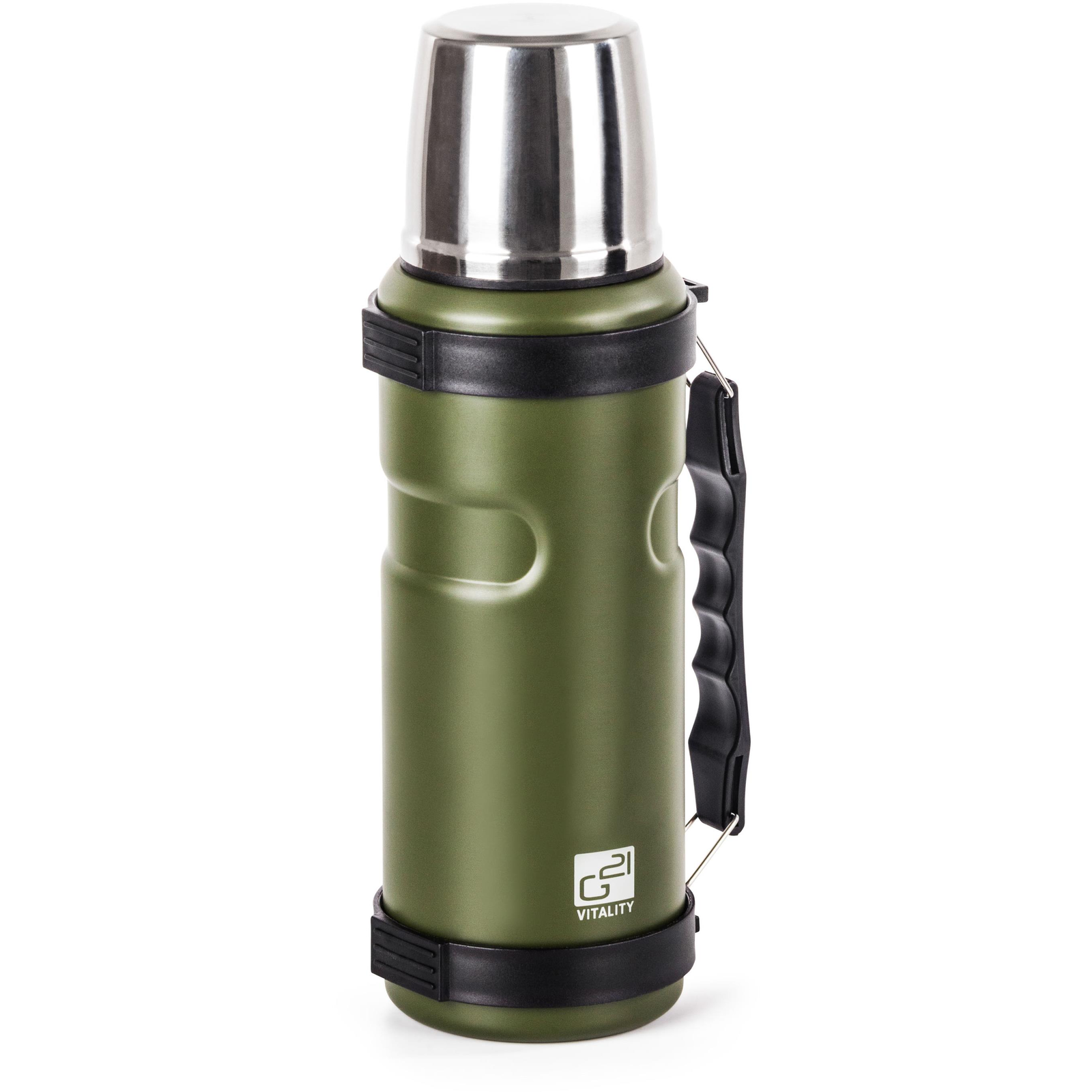 G21 1000 ml, ivópalack fogantyúval, khaki-zöld (G21TL1Z)