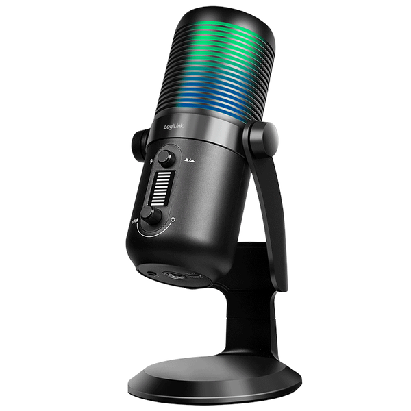 LOGILINK HS0059 Mikrofon kardioid RGB fekete