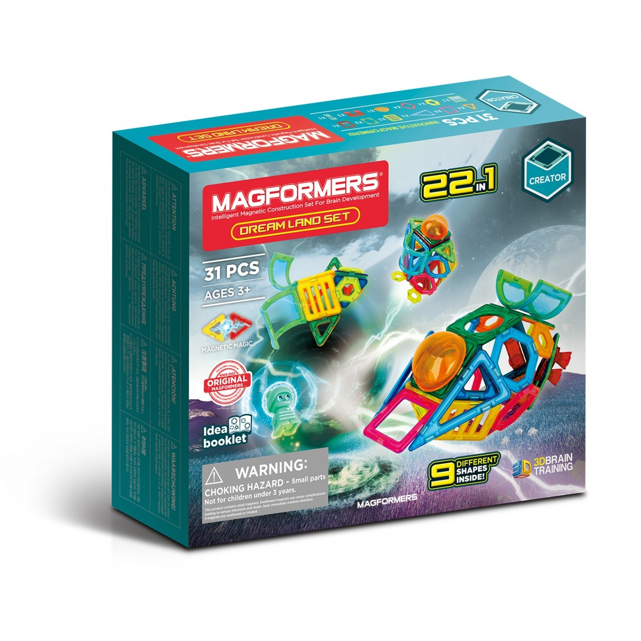 Magformers Drea Land 31 darabos Mágneses Építőjáték (005-703020)