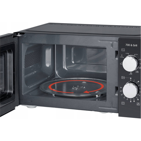 Severin MW 7781 Mikrohullámú Sütő Grill Funkcióval 700W Fekete