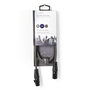 Nedis XLR - XLR Digitális DMX-kábel 1.0m (XLR 3 Tűs apa - XLR 3 Tűs anya)