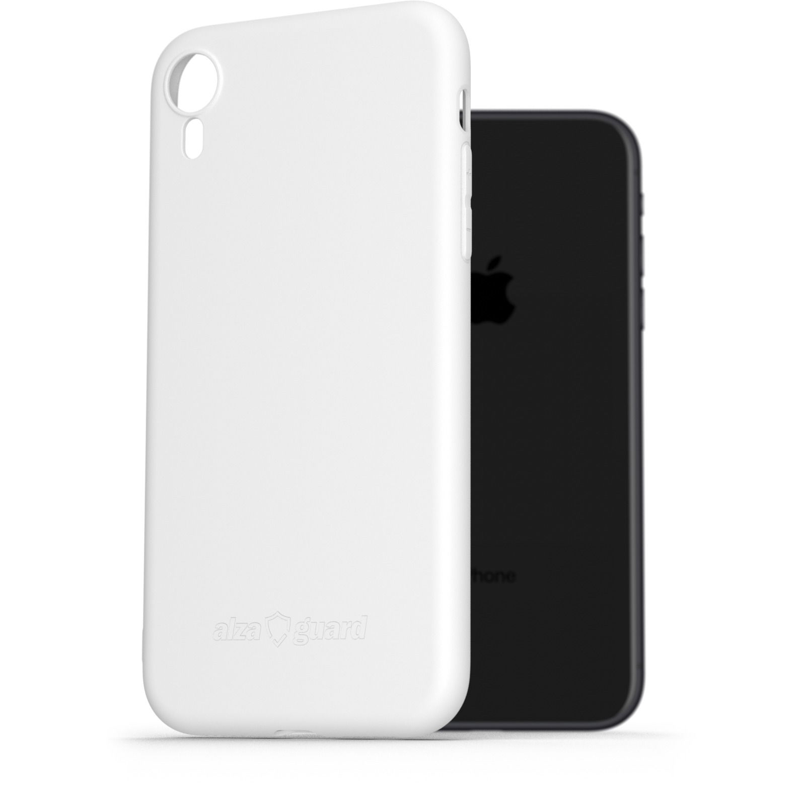 AlzaGuard Matte iPhone XR fehér TPU tok (AGD-PCT50W)