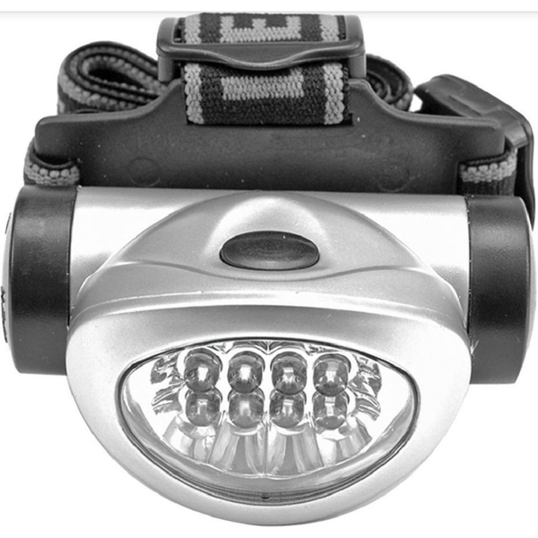 Vorel 8xLED fejlámpa AAA elemes (88670)