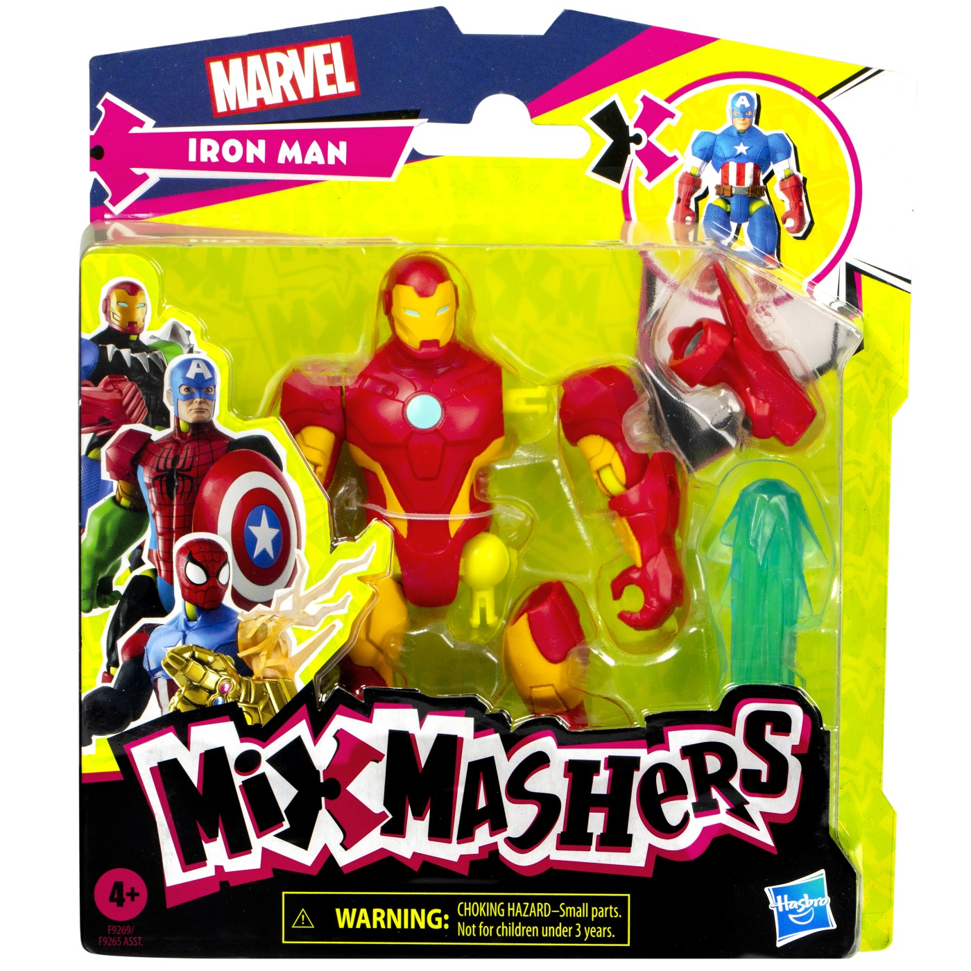 Hasbro Bosszúállók Mixmashers akciófigura - Vasember 12 cm (F9265_F9269)