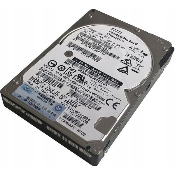 HP 300GB 2.5" SAS-3 szerver merevlemez (12Gb/s)
