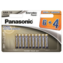 Panasonic 1.5V Alkáli AAA ceruza elem Everyday Power (10db / csomag)  (LR03EPS-10BW6-4F)