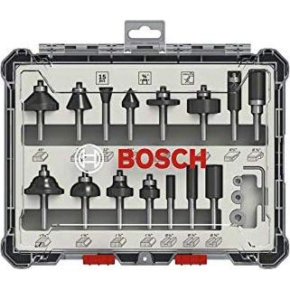Bosch 2607017473 Felsőmaró készlet 15 db