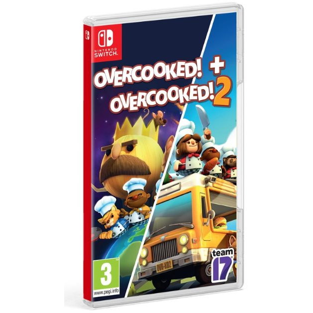 Overcooked! + Overcooked! 2 - Double Pack - Nintendo Switch (PC - Dobozos játék)