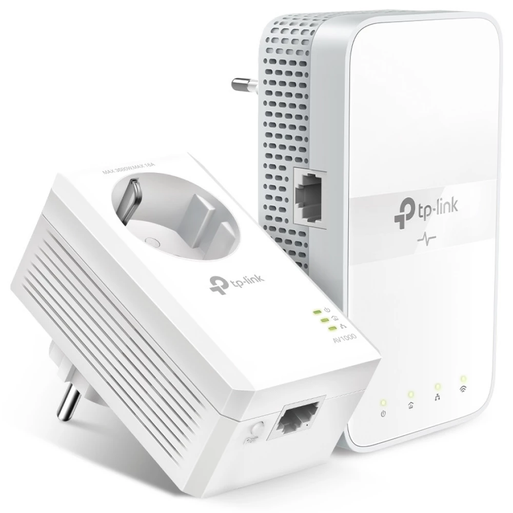 TP-Link TL-WPA7617 KIT PowerLine adapter 1200 Mbit/s Ethernet/LAN csatlakozás Wi-Fi Fehér 2 dB (TL-WPA7617 KIT)