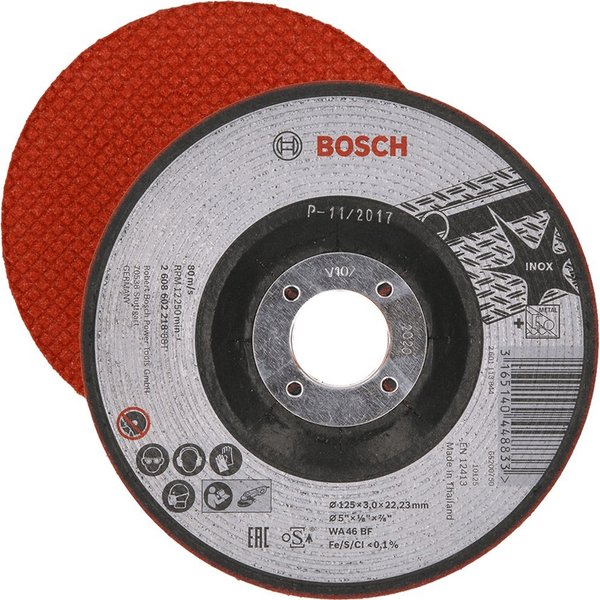 Bosch PRO félrugalmas csiszolótárcsa 125x3x22,23 mm, inoxhoz, fémhez