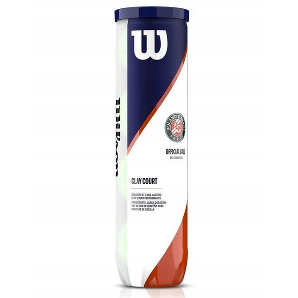 WILSON SPORT Teniszlabda Roland Garros salakra 4 db