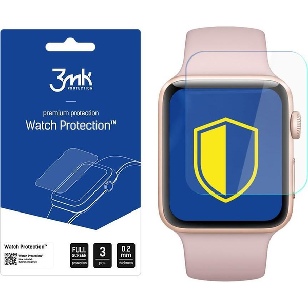 Ochranná Fólie na displej pro Apple Watch 3 38mm - 3mk Watch Protection