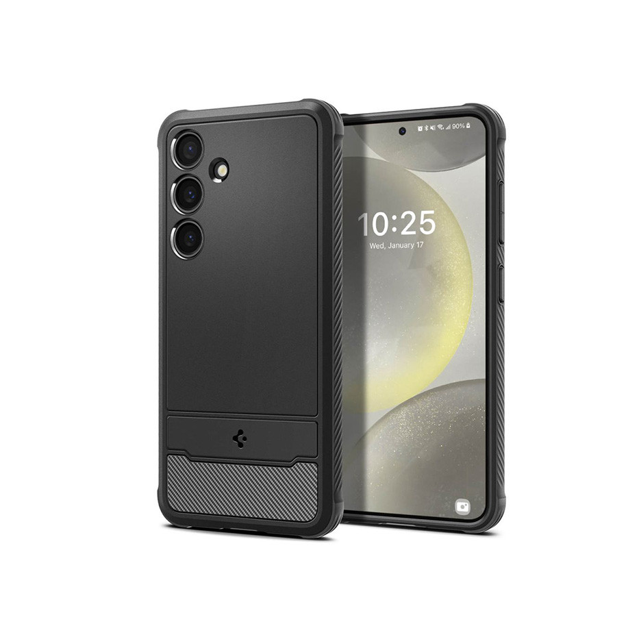 Samsung SM-S921 Galaxy S24 ütésálló hátlap - Spigen Rugged Armor - fekete (SP222242)