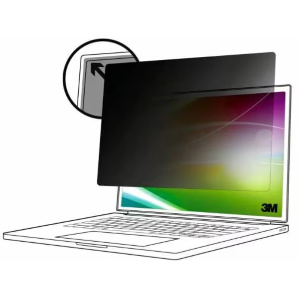 3M BP121W1B Randloze privacyfilter voor schermen 30,7 cm (12.1")