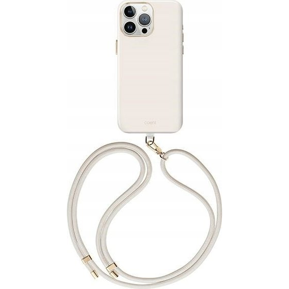 Uniq Coehl Creme Apple iPhone 15 Pro Magsafe kombatibilis tok, ivory / elefántcsont (UNIQ999)