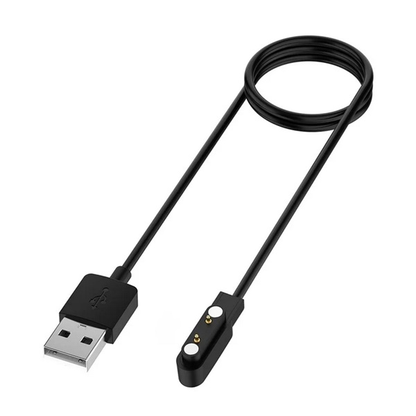 Töltőkábel USB (mágneses, 60cm) FEKETE Haylou Solar Plus RT3 "Gigapack csomagolás" (GP-160659)