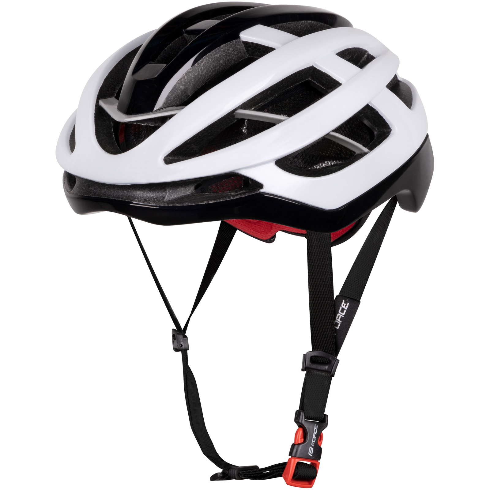 Force LYNX - fehér-fekete, S-M, 55-59 cm (902868)