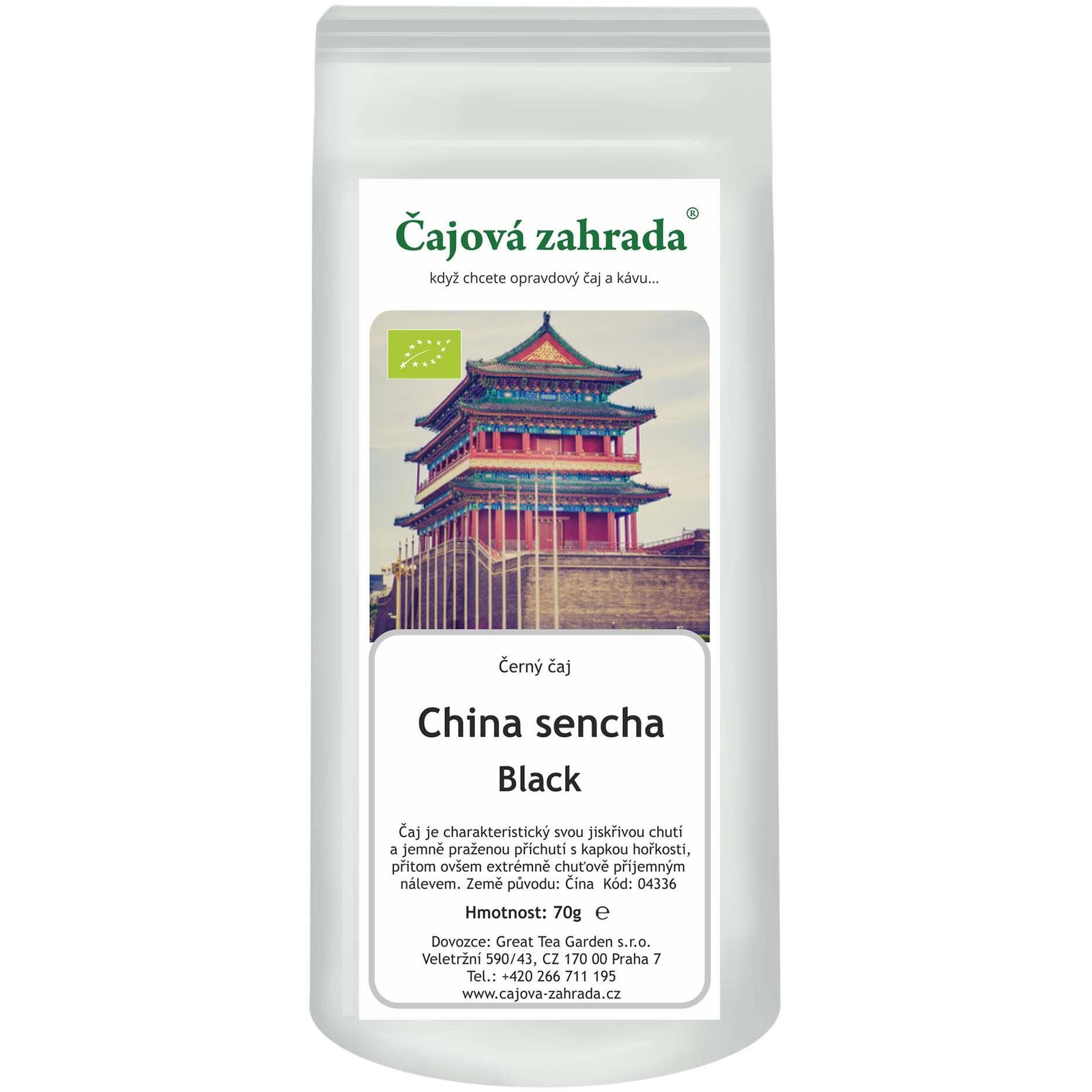 Tea Garden China Black Sencha - black tea, 70g (4336)