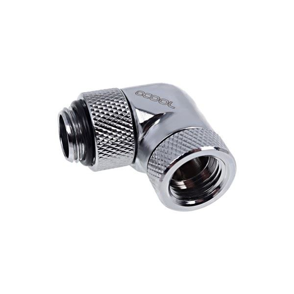 Alphacool Eiszapfen 90° G1/4 csatlakozó króm  (1011190 / 17261)