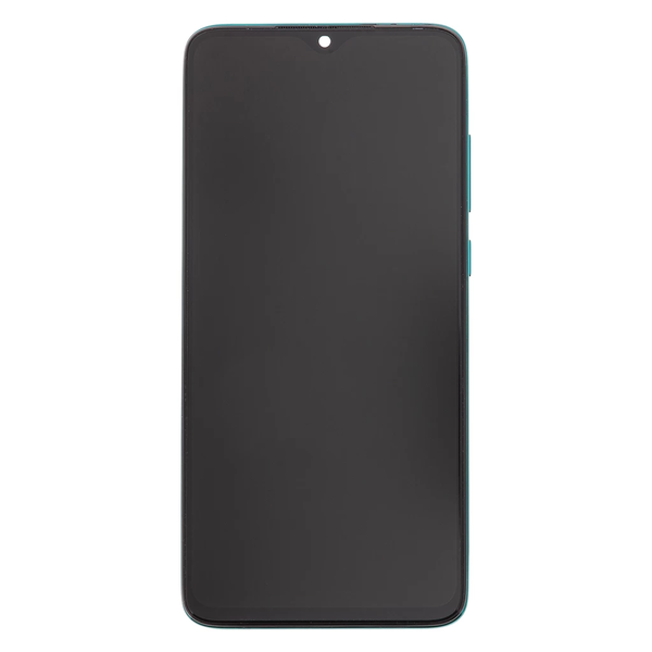 LCD kijelző + érintőpanel + előlap (Xiaomi Redmi Note 8 Pro készülékhez) zöld