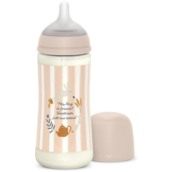 Suavinex Wonderland fiziológiai, L 360 ml, rózsaszín (8426420900966)