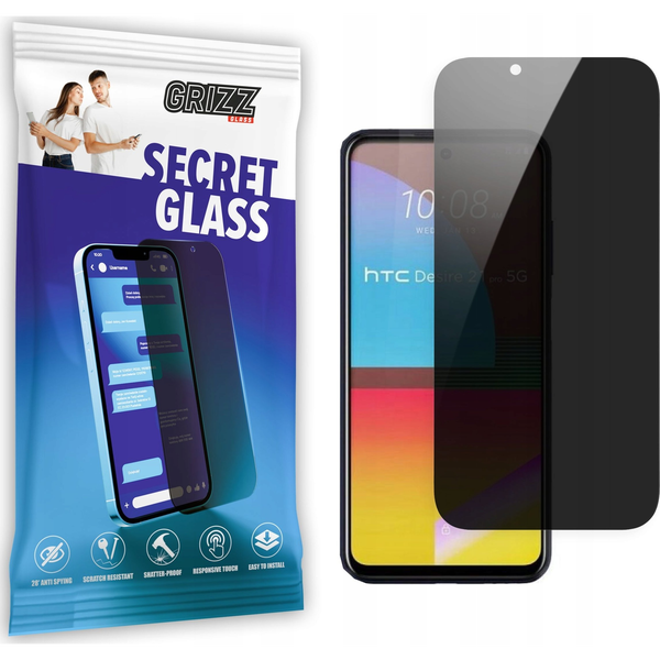  GrizzGlass Szkło prywatyzujące GrizzGlass SecretGlass do HTC Desire 21 Pro 5G