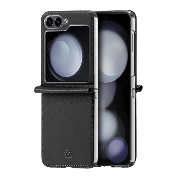 Puzdro s klapkou Dux Ducis pre Samsung Galaxy Z Flip6, čierne