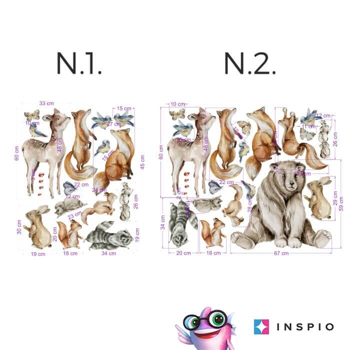 Woodland falmatrica - Boldog erdei állatkák N.1. (9439f)