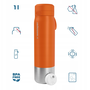Butelka filtrująca Wessper B2 STAINLESS STEEL Actitex™ 1000ml Orange (WES276-1000-OR_K)