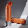 Butelka filtrująca Wessper B2 STAINLESS STEEL Actitex™ 1000ml Orange (WES276-1000-OR_K)