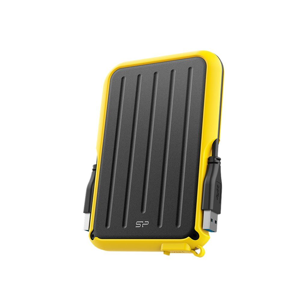 Silicon Power SP010TBPHD66SS3Y Armor A66 portable HDD, 1 TB, USB3.2 gen 1, Yellow, Certificate