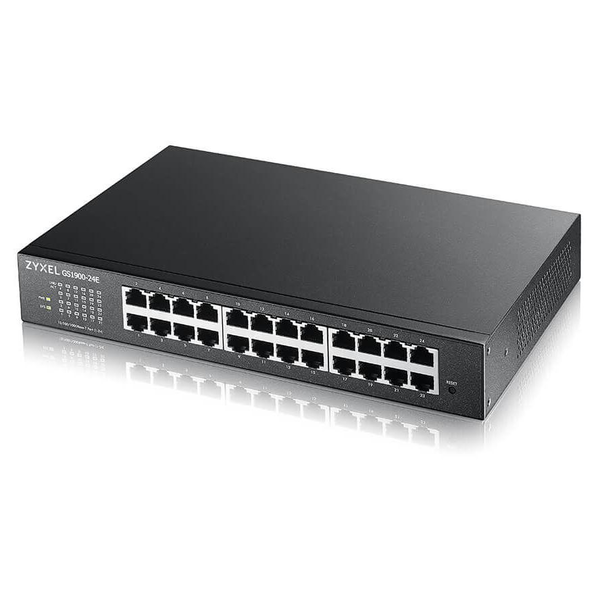 Zyxel GS1900-24E-EU0103F netværksswitch Administreret L2 Gigabit Ethernet (10/100/1000) 1U Sort