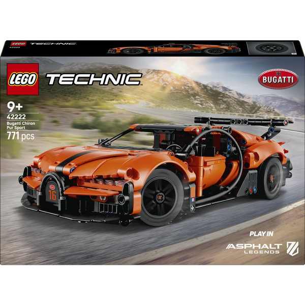 LEGO TECHNIC HYPERCAR BUGATTI CHIRON PUR SPORT 42222