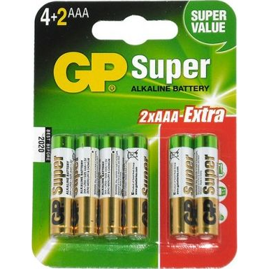 GP Bateria Super AAA / R03 6 szt.